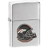 Denver Broncos Zippo Lighter - NFL Football Fan Shop Sports Team Merchandise