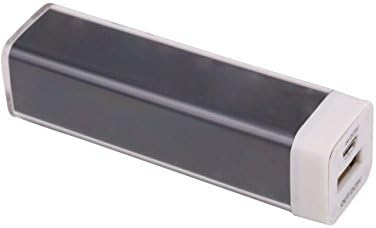 Mountpower 2600mah Lipstick Portable Backup Battery Charger Power Bank. Mobile Power Source for Smart Phones and Digital Devices. (Black)