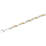14K Yellow Gold and Sterling Silver 2.75 MM Rope Chain - 18''