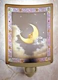 Man in the Moon Colored Lithophane Night Light