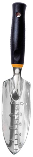 Childrens Toyshop  Outdoor Living : Fiskars Softouch Polished Aluminum Transplanter #7063