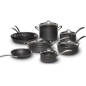 Calphalon 13-pc. Commercial Hard-Anodized Cookware Set 