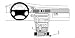 CPH-Brodit Cadillac Seville Brodit ProClip Console mount 1998 - 2004 Fits USA - #832573