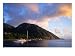 Yachts Moored South of Rouseau, West Coast, Roseau, Dominica Photographic Poster Prin...
