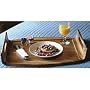 Lipper International 1164 Acacia Collection Oversized Reversible Wood Serving Tray