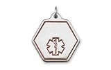 American Medical ID Large Classic Stainless Steel Medical ID Necklace 27