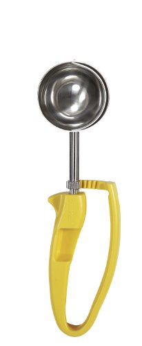 Zeroll Universal Medium EZ Disher Food/Ice Cream Scoop, Yellow
