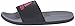adidas Unisex-Child Adilette SC Sandal, Core Black/Pink/Vista Grey, 4