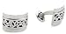 LH MEN "Lois Hill Classics" Carved Rectangle with Hammered Sides Cufflinks