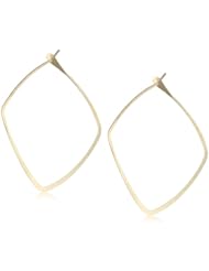Melissa Joy Manning 14 Karat Gold Square Hoop Earrings