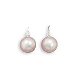 Imitation Pearl and Crystal Fashion Wire Earrings