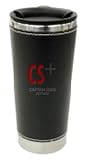 CS+ フタ付ダブルカップ240ml(ブラックレザー)