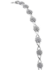 Sterling Silver, Diamond Fashion Bracelet, 1/2 ctw.