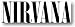 Apparel : Nirvana Logo Car Window Rub-On Decal Sticker