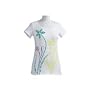 Gaiam Talking Flowers Organic Cotton Short Sleeve Thoughtful Tee T-Shirt - White - Small - 10% of Sales Benefits Nonprofits