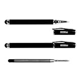 Mumbi® Stylus Pen - Eingabestift + Kugelschreiber für iPad, iPhone, iPod, Galaxy Tab, Galaxy S2 S3 etc. + EXTRA Ersatzmine