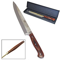 10 3 4 IN. STAINLESS STEEL PROLINE CHEF'S KNIFE by Trademark Global