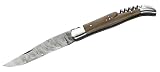 Laguiole-Messer, 116-lagige Damasteelklinge, Korkenzieher Schalen aus...
