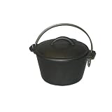Cajun Cookware Seasoned Cast Iron Dutch Oven 1 Qt.