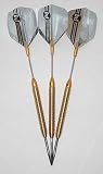 P4 Gold' 28 grams Ringed Grip, 90% Tungsten, Fixed Point Darts