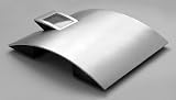 Bengt Ek Brushed Aluminium Arched Designer Bathroom Scales