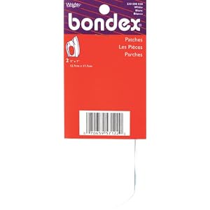 Bondex-Iron-On-Patches-5x7-2-Pkg-White