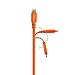 Omars Apple MFI Certified 8 Pin USB Charger Cord, 3-Feet, Orange