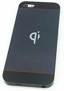 SZHunter Qi standard Wireless Charging plate pad receiver case for Iphone5/5s plus (dark gray)