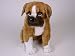 boxer29 - Boxer Puppy Sitting Lifelike Plush|One Size 18 inches