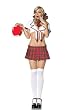 Sexy 4Pc Miss Schoolgirl Prep School Girl Halloween Costume