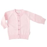 Purebaby オーガニックコットン ベビー服 カーディガン ペールピンク PE36 サイズ