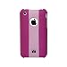 CaseCrown iPhone 3G 3GS Soft Polycarbonate Slim Fit Case - Hot Pink with Pink Stripe