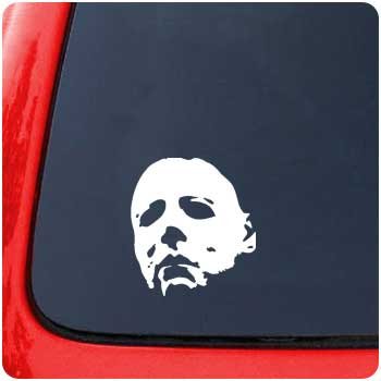 Michael Myers Full Mask Sticker Movie Halloween Horror