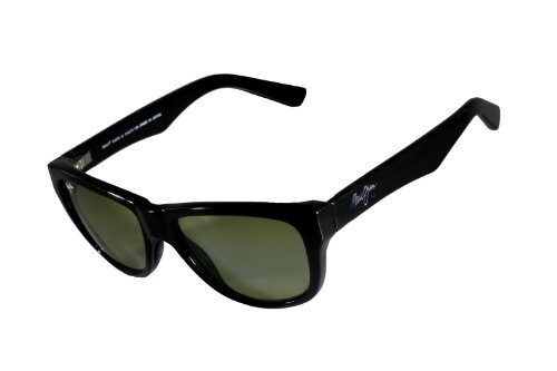 Maui Jim Sunglasses Maui Cat III HT209-02 Gloss Black With Maui HT Lens Case New On Sale