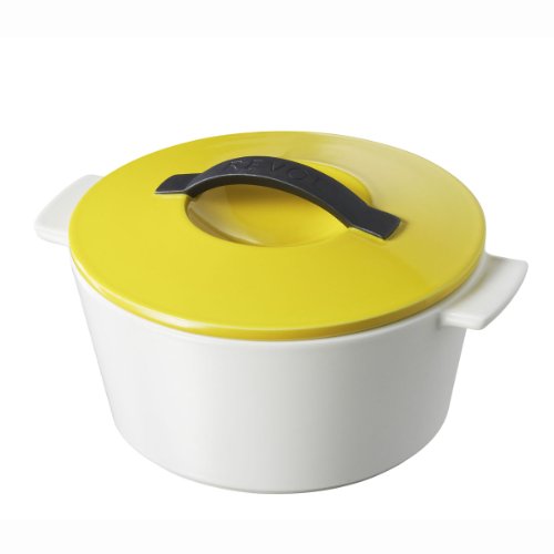 Revol 0.25-qt. Revolution Cocotte, Seychelles Yellow.