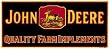 John Deere Quality Farm Implements Porcelain Magnet