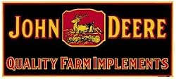 John Deere Quality Farm Implements Porcelain Magnet