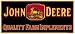 John Deere Quality Farm Implements Porcelain Magnet