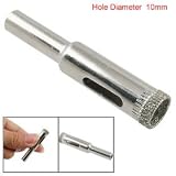 Buy 10mm Glass Tile Diamond Tipped Hole Saw w 6mm Diameter Shank by uxcell