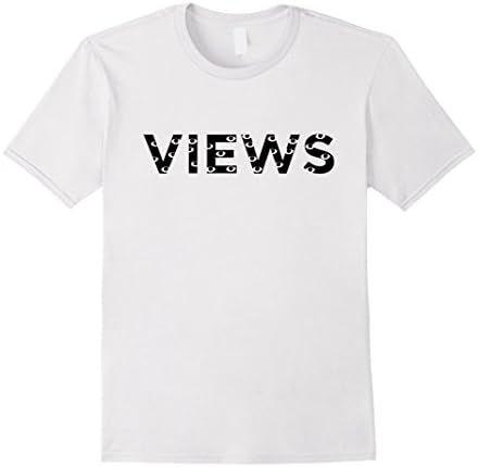 Men's Views t shirt Large White