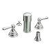 Moen T5210 Kingsley two-handle bidet faucet (valve not included), Chrome