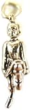 Sterling Silver 3D Irish Dancer Clogging Charm 925