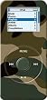 Camouflage Design - Apple iPod nano (1st Generation) 1GB 2GB 4GB Hard Case iJacket - Shock Absorbent Hard Protective Faceplate Cover + FREE iPod nano Screen and Surface Protector Shield
