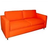 Jennifer Delonge: Ava Child Sofa in Microsuede (Orange) - "Free Shipping"