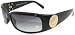 Versace VE4044B Shiny Black Gold / Gray (870/8G) Sunglasses