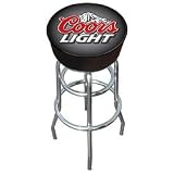 Coors Light Logo Padded Bar Stool - Game Room Products > Pub Stools > Beer Logos