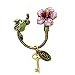 Jay Strongwater Floral Hook Keychain