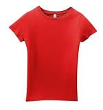 District Threads - Ladies Short Sleeve District Tee Brilliant Red-XXL