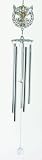Outdoor Living : Angel Metal W/Crystal Chime - Wind Chime