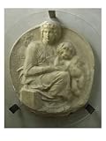 Madonna and Child (Tondo Pitti) Giclee Poster Print by Michelangelo Buonarroti, 18x24